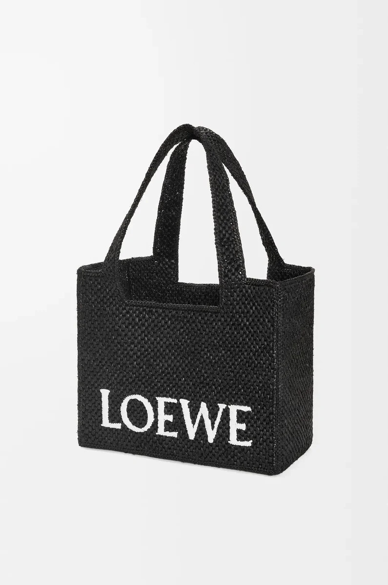 mittelgroße loewe font tote aus bast schwarz