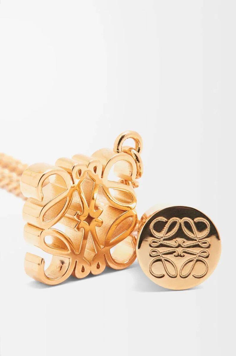 personalisierte halskette aus metall gold