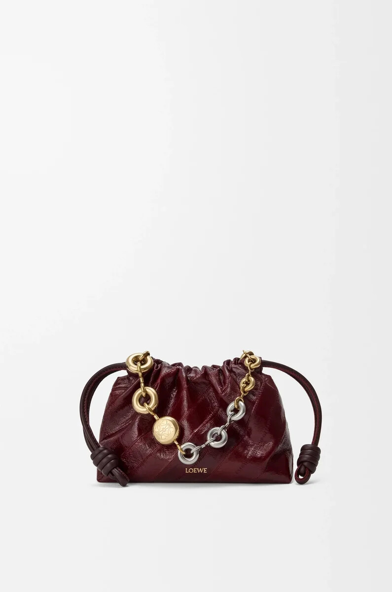 zweifarbige donut-kette silbergold
