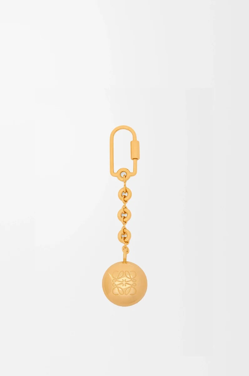 kiesel-schlüsselanhänger gold