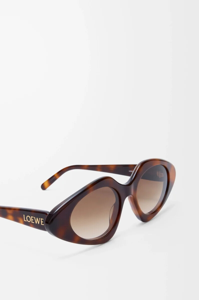 triangle slim sonnenbrille havana