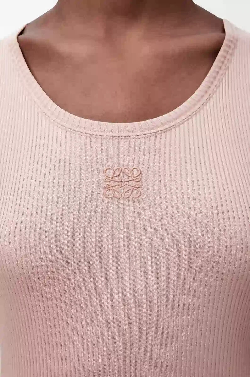anagram tanktop aus seide in hellrosa