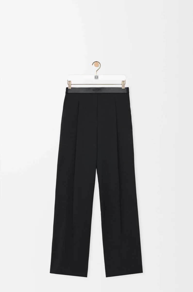 schwarze wollhose