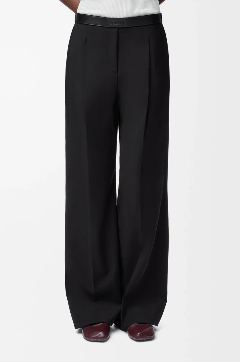 schwarze wollhose