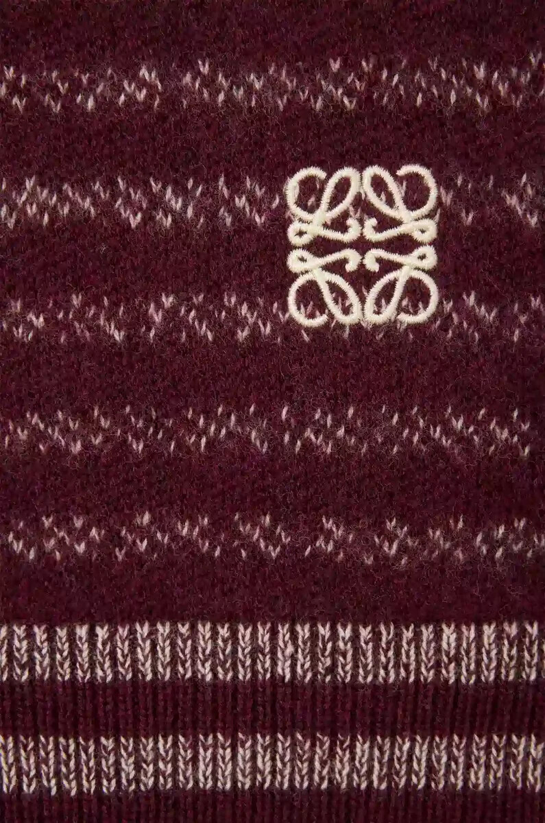 pullover aus wolle dunkelbraun